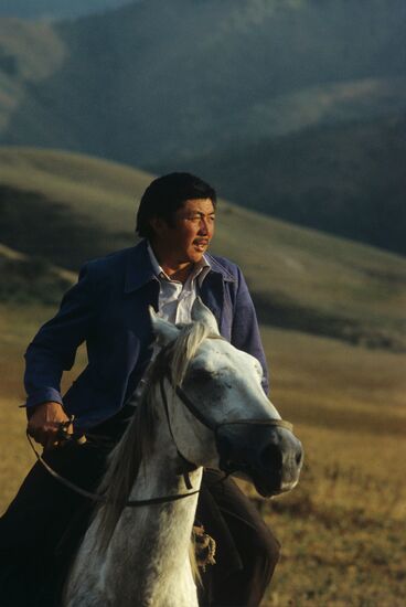 Asylbek Azhimuratov, sheepherder from Kazakh collective farm