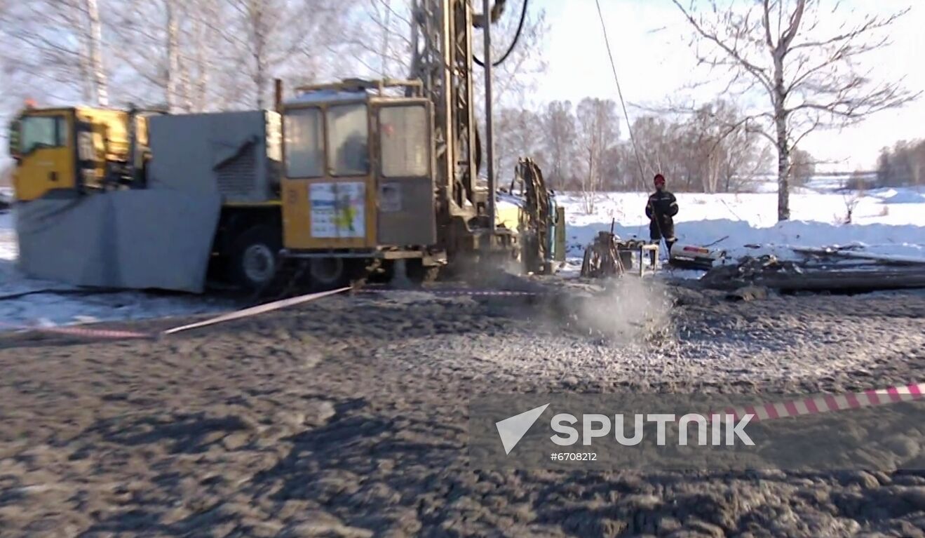 Russia Coal Mine Accident Search Operaton