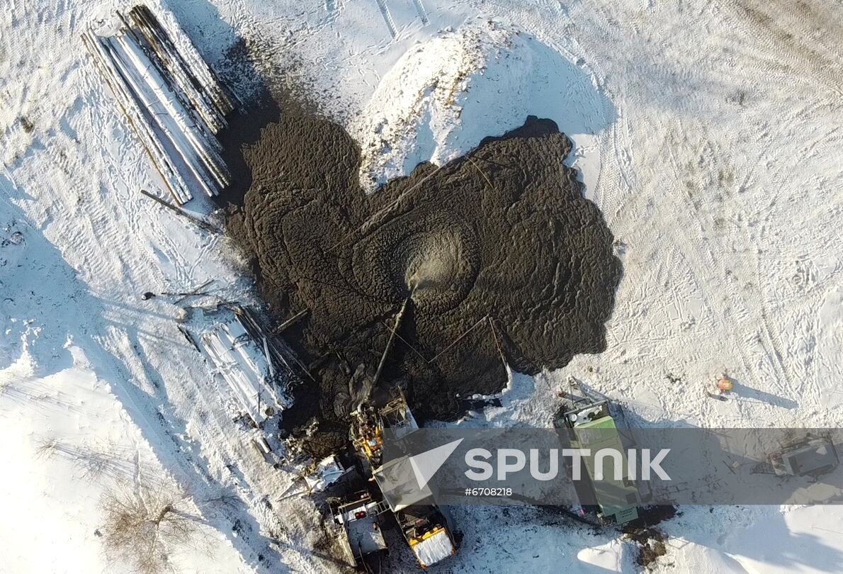 Russia Coal Mine Accident Search Operaton