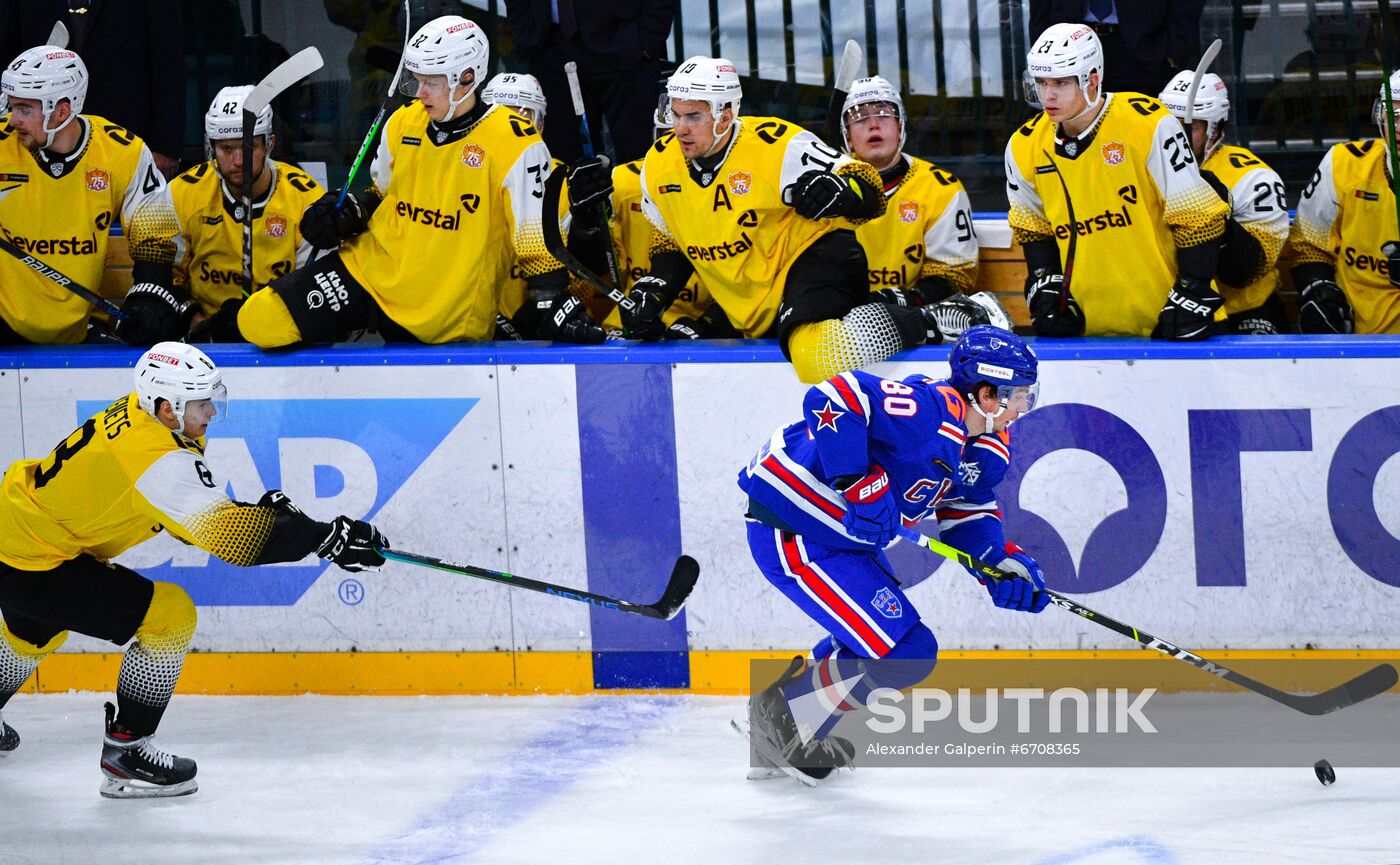 Russia Ice Hockey Kontinental League SKA - Severstal