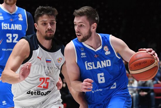 Russia Basketball 2023 World Cup Qualifiers Iceland - Russia