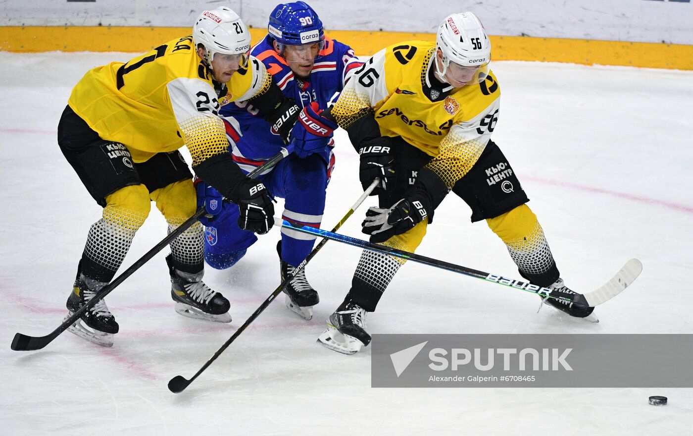 Russia Ice Hockey Kontinental League SKA - Severstal