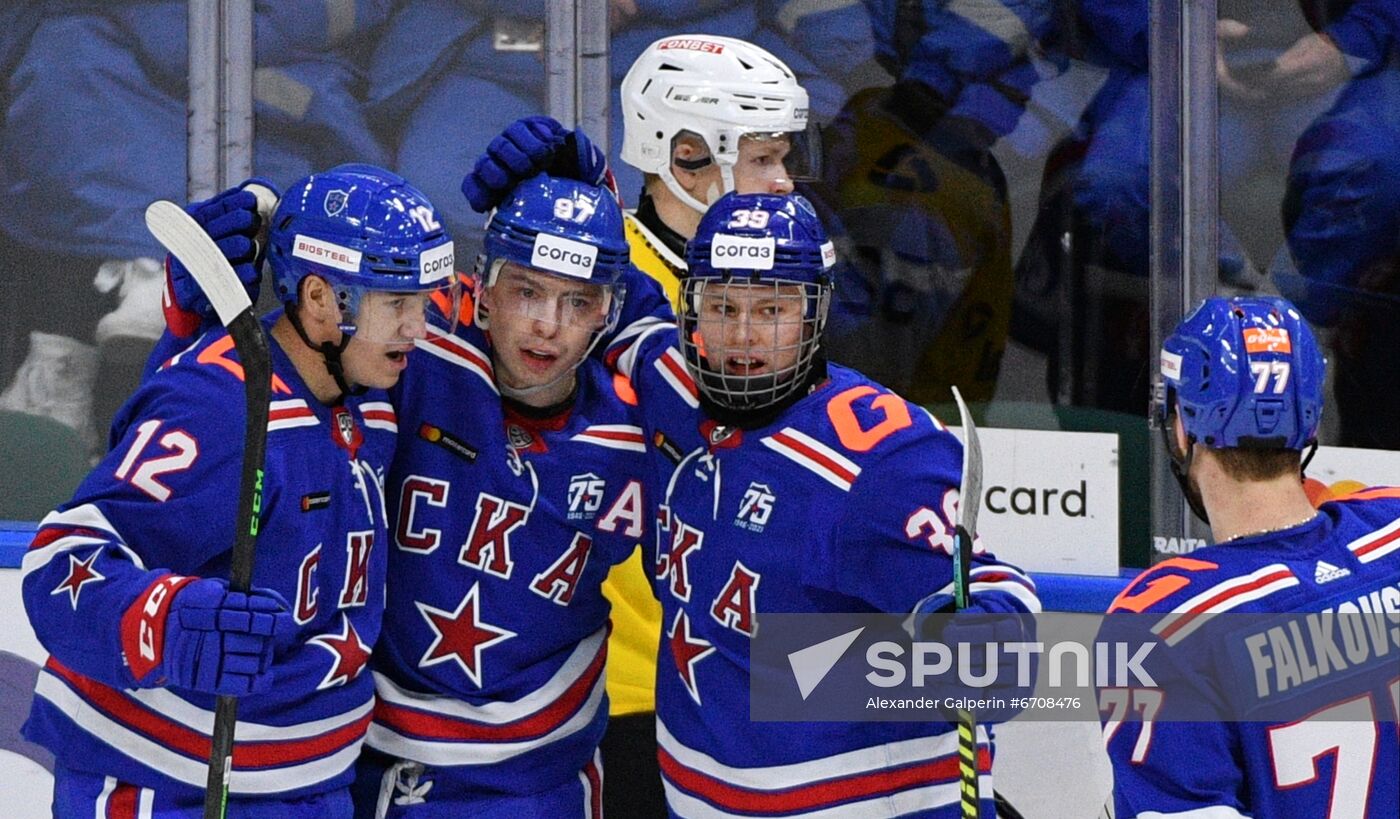 Russia Ice Hockey Kontinental League SKA - Severstal