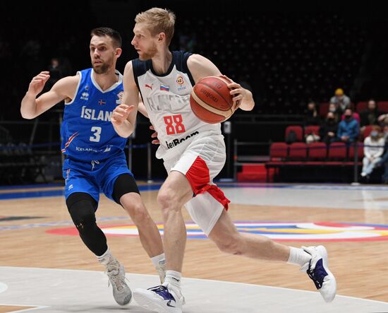 Russia Basketball 2023 World Cup Qualifiers Iceland - Russia