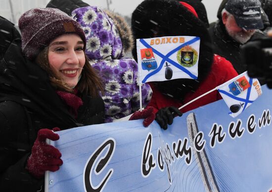 Russia Navy Gremyashchiy Сorvette Return Trip