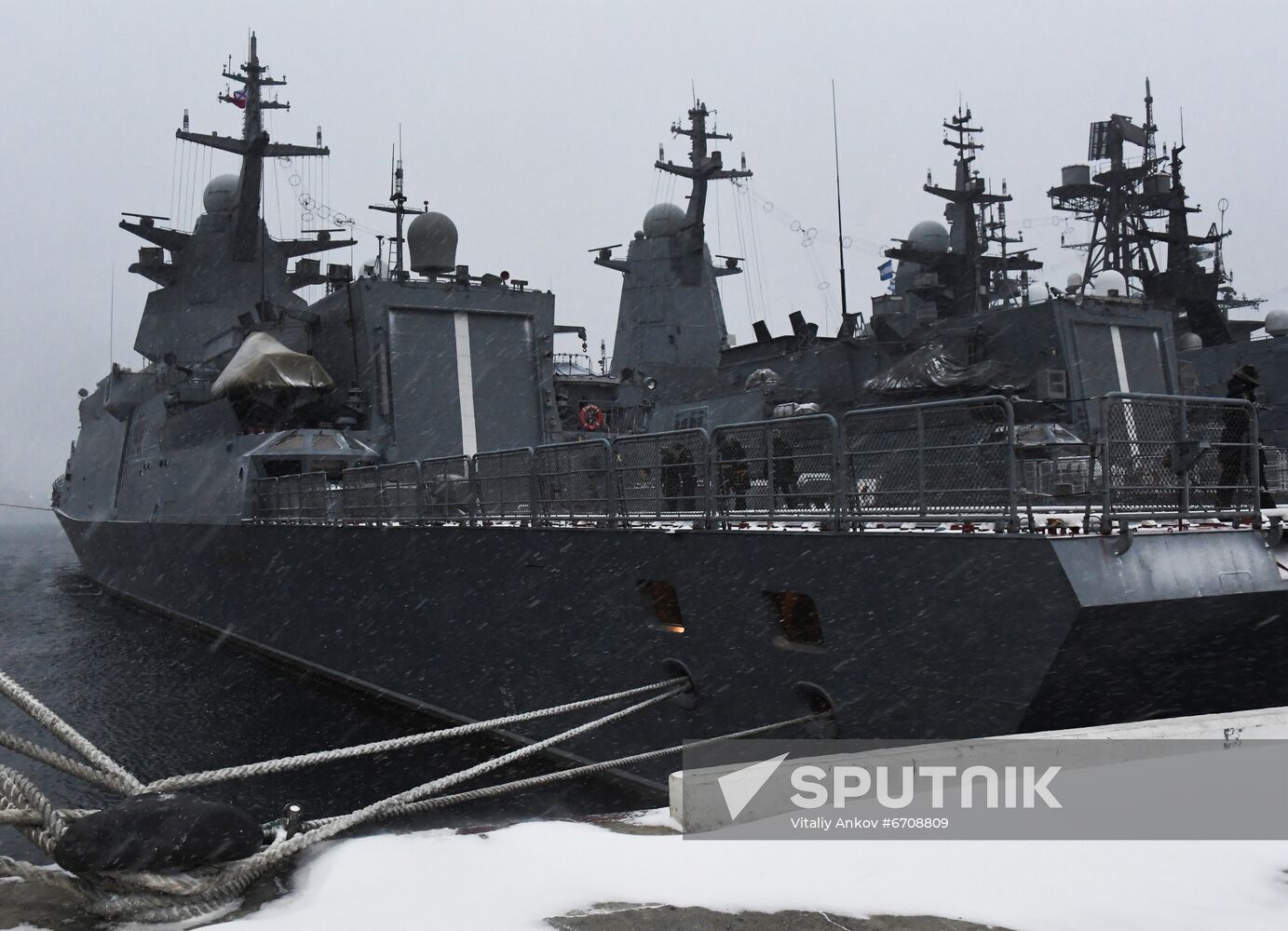 Russia Navy Gremyashchiy Сorvette Return Trip