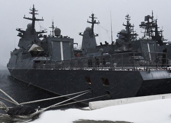 Russia Navy Gremyashchiy Сorvette Return Trip