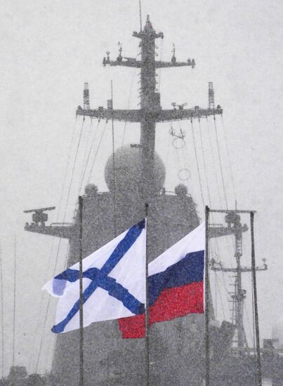 Russia Navy Gremyashchiy Сorvette Return Trip