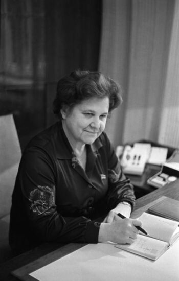 Deputy Chairperson of Supreme Soviet Presidium of Estonian SSR Meta Vannas-Yangolenko