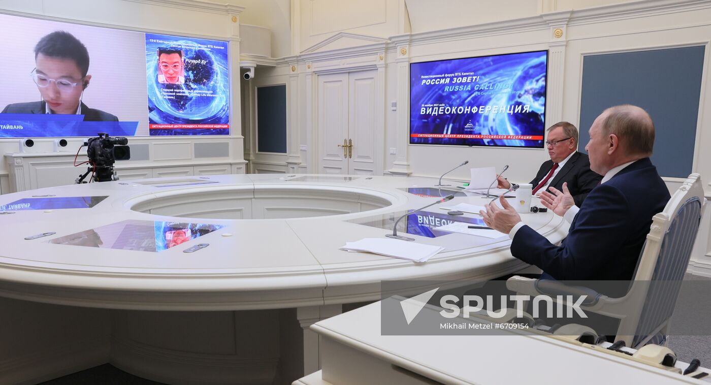 Russia Putin VTB Investment Forum
