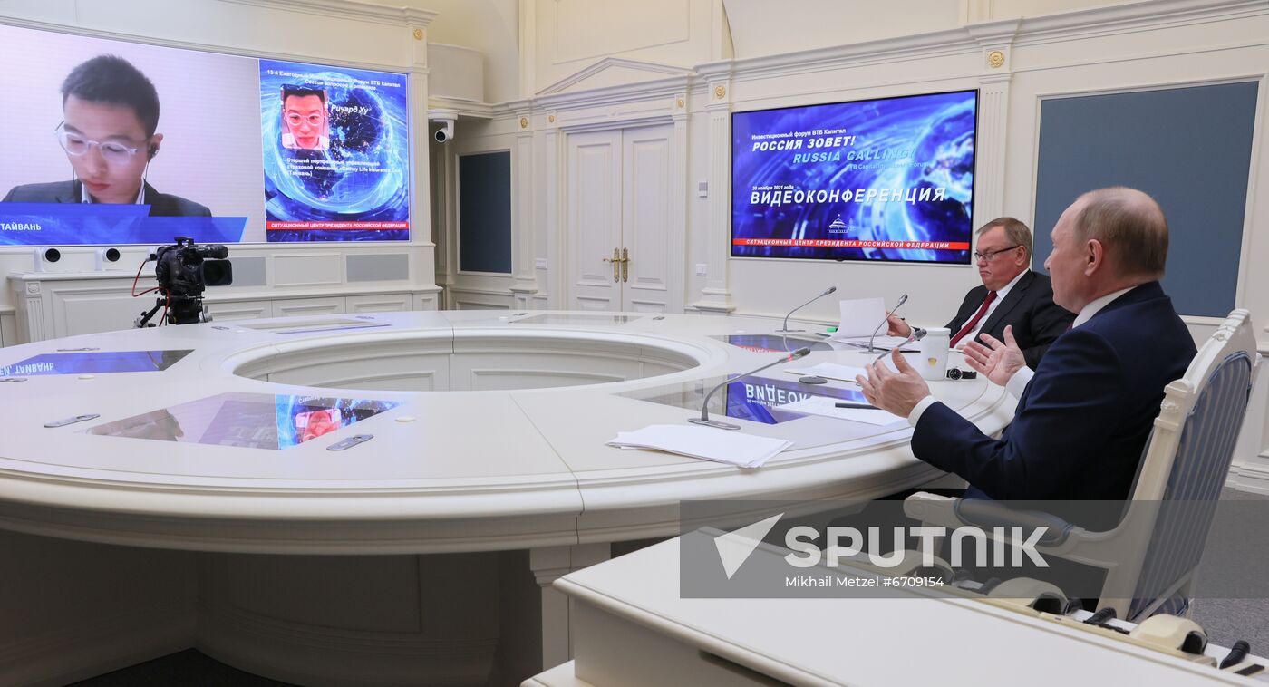 Russia Putin VTB Investment Forum