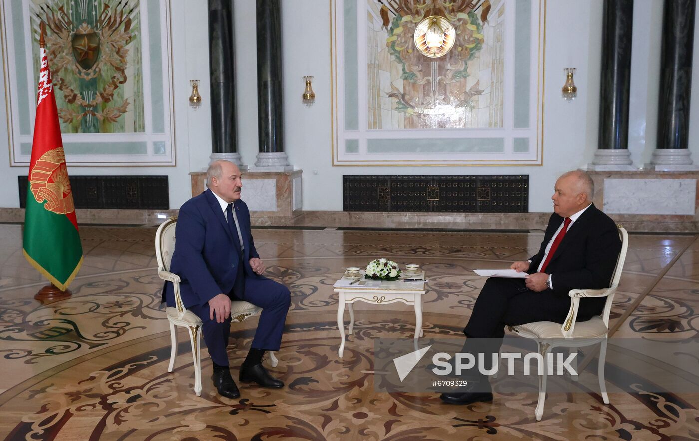 Belarus Lukashenko Interview