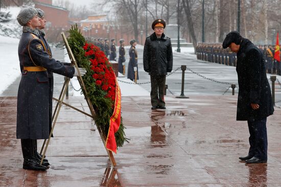 Russia Vietnam Wreath Laying