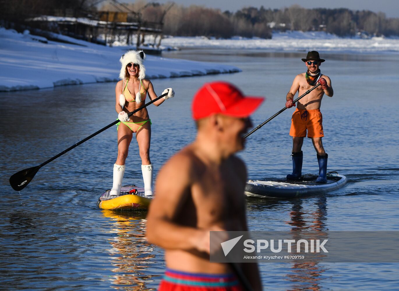 Russia Siberia Winter Entertainment Activity