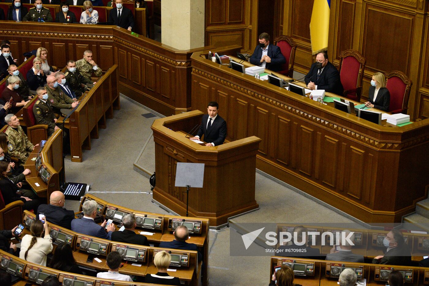 Ukraine Zelensky Parliament Address