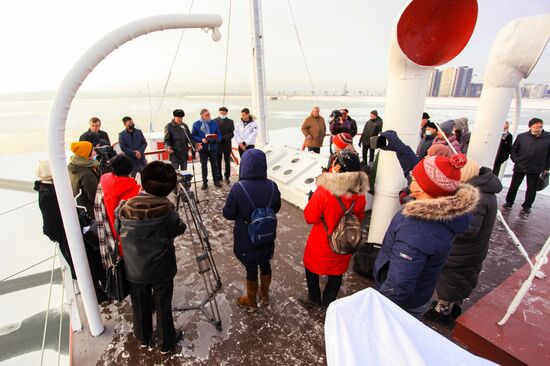 Renovated Angara Museum-Icebreaker reopens in Irkutsk