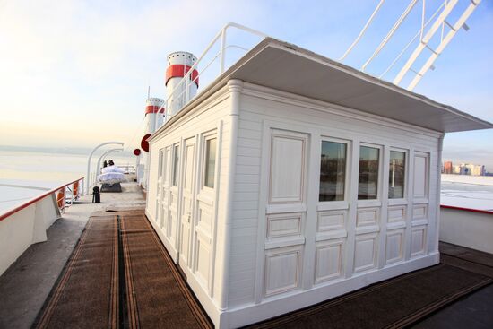 Renovated Angara Museum-Icebreaker reopens in Irkutsk