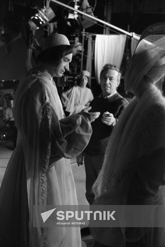 Director Anatoly Efros and actor Valentin Gaft