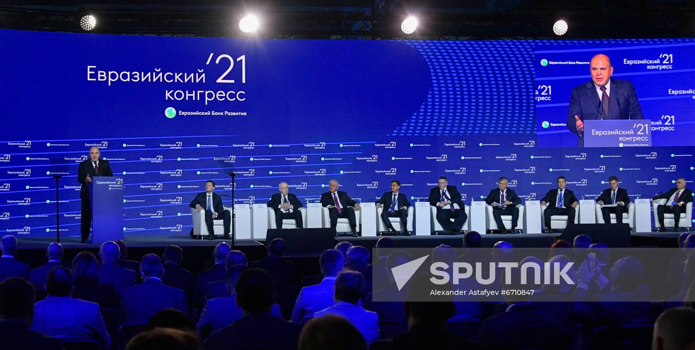 Russia Mishustin Eurasian Congress
