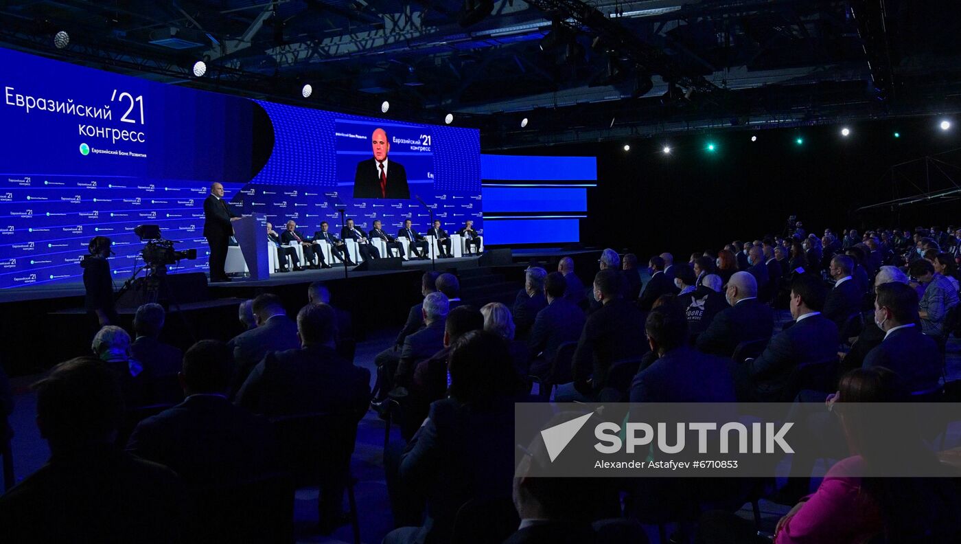 Russia Mishustin Eurasian Congress