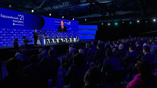 Russia Mishustin Eurasian Congress