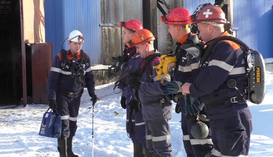 Russia Coal Mine Accident Search Operation