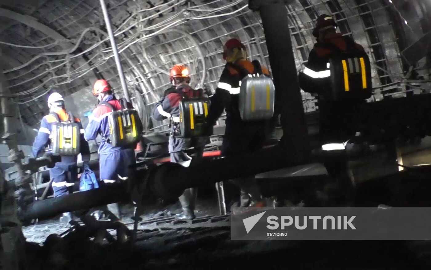 Russia Coal Mine Accident Search Operation