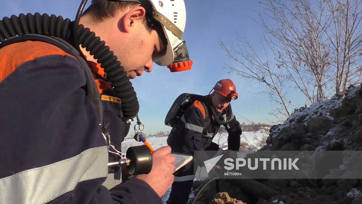 Russia Coal Mine Accident Search Operation