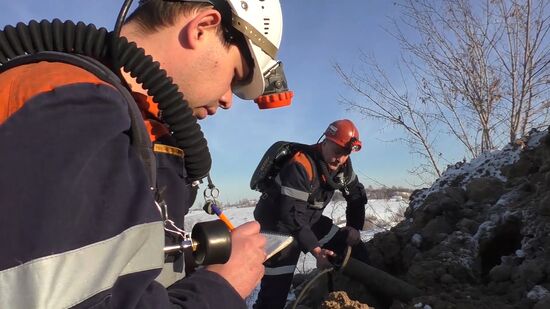 Russia Coal Mine Accident Search Operation