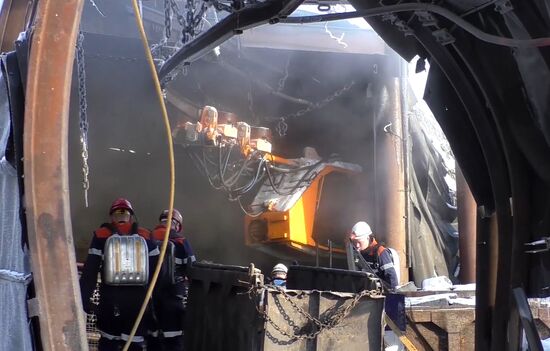 Russia Coal Mine Accident Search Operation