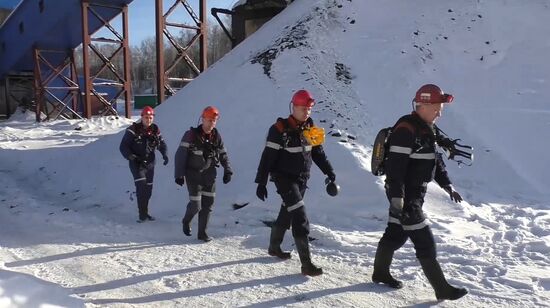 Russia Coal Mine Accident Search Operation