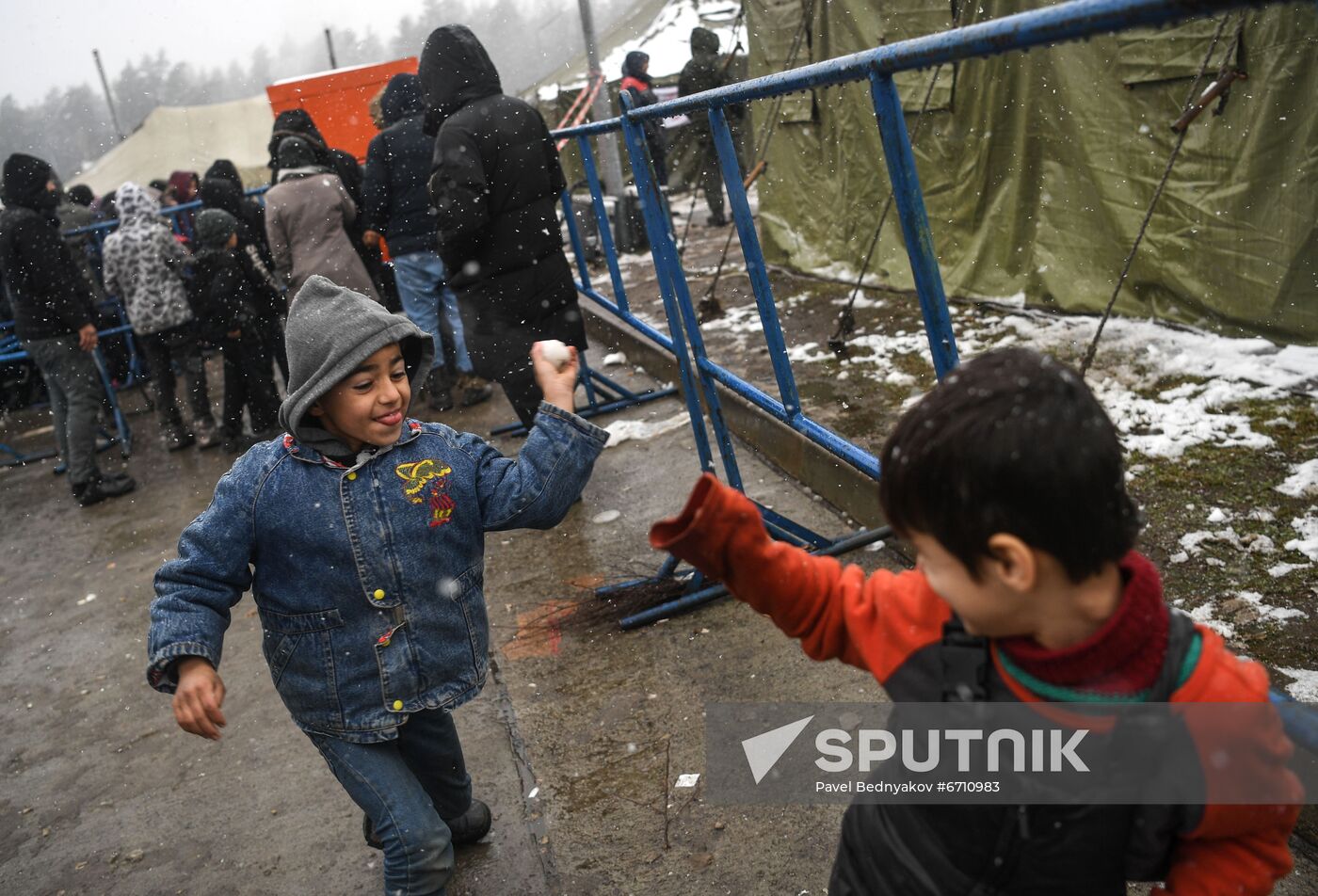 Belarus Poland Border Refugees