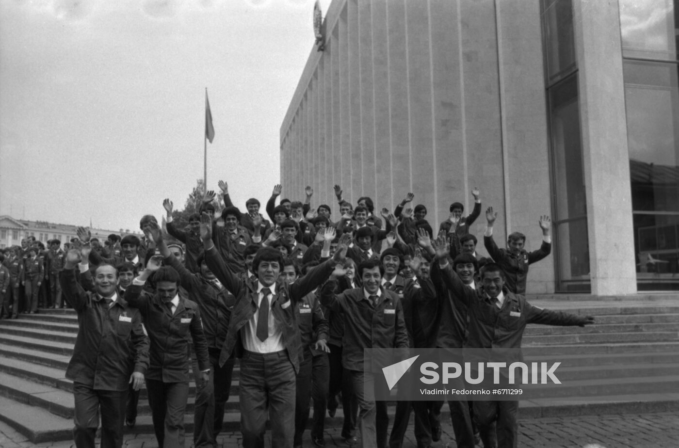 Young meliorators from Uzbekistan, participants in the 19th Komsomol Congress