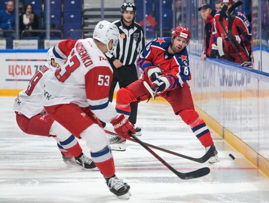 Russia Ice Hockey Kontinental League CSKA - Lokomotiv