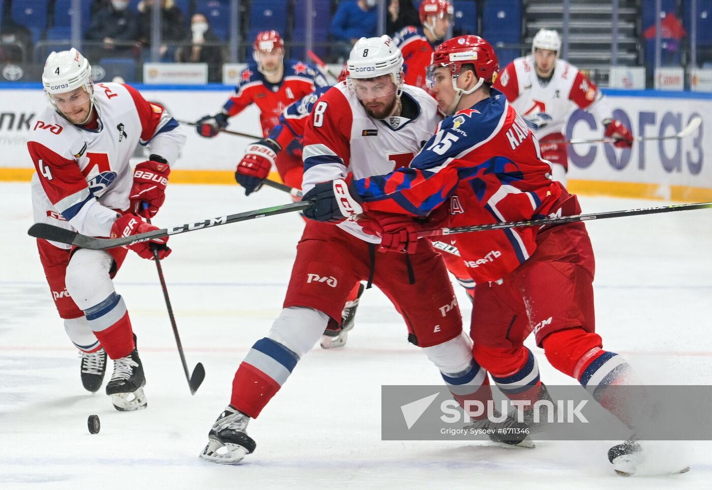 Russia Ice Hockey Kontinental League CSKA - Lokomotiv