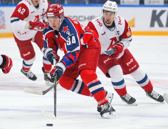 Russia Ice Hockey Kontinental League CSKA - Lokomotiv