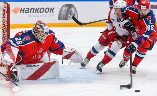 Russia Ice Hockey Kontinental League CSKA - Lokomotiv