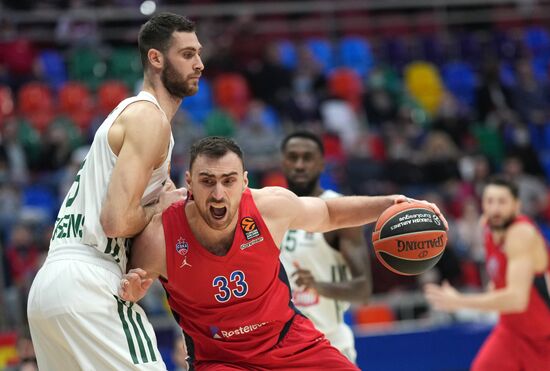 Russia Basketball Euroleague CSKA - Panathinaikos