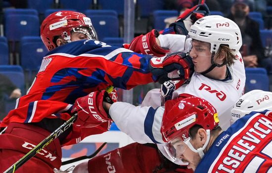 Russia Ice Hockey Kontinental League CSKA - Lokomotiv