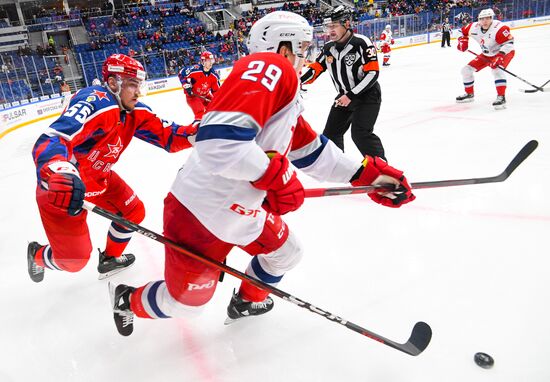 Russia Ice Hockey Kontinental League CSKA - Lokomotiv