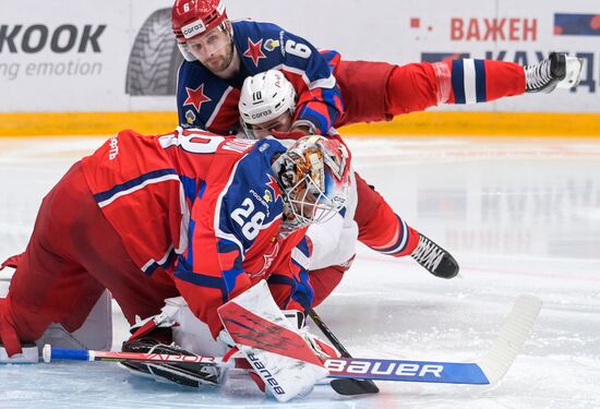 Russia Ice Hockey Kontinental League CSKA - Lokomotiv