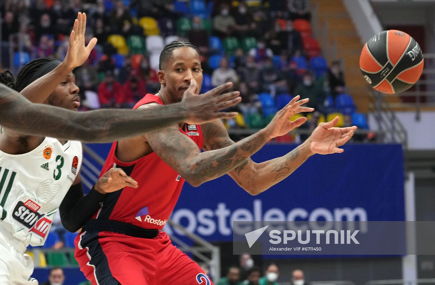 Russia Basketball Euroleague CSKA - Panathinaikos