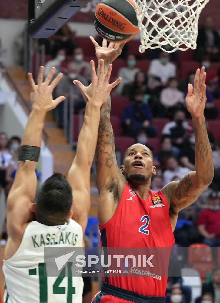 Russia Basketball Euroleague CSKA - Panathinaikos