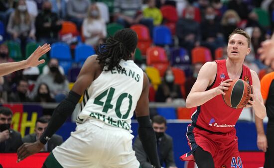 Russia Basketball Euroleague CSKA - Panathinaikos