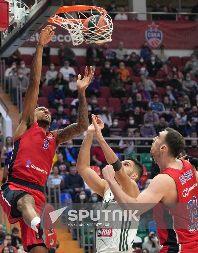 Russia Basketball Euroleague CSKA - Panathinaikos