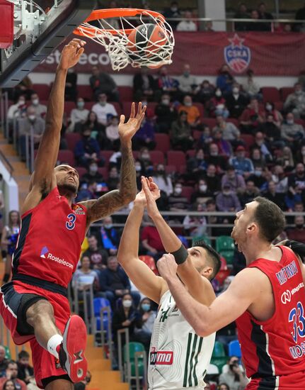 Russia Basketball Euroleague CSKA - Panathinaikos