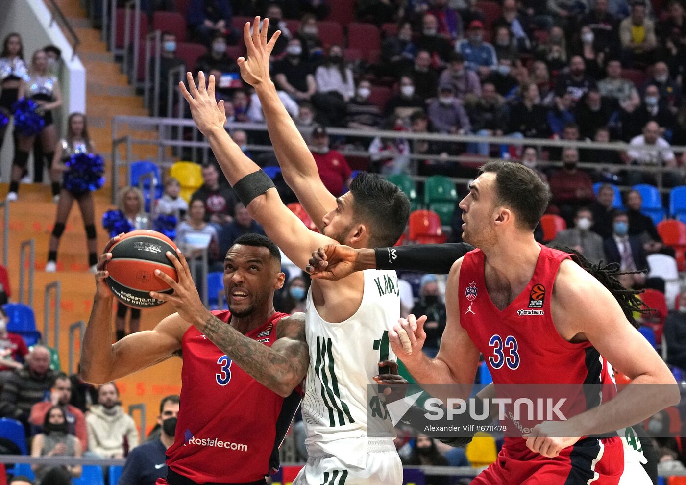 Russia Basketball Euroleague CSKA - Panathinaikos