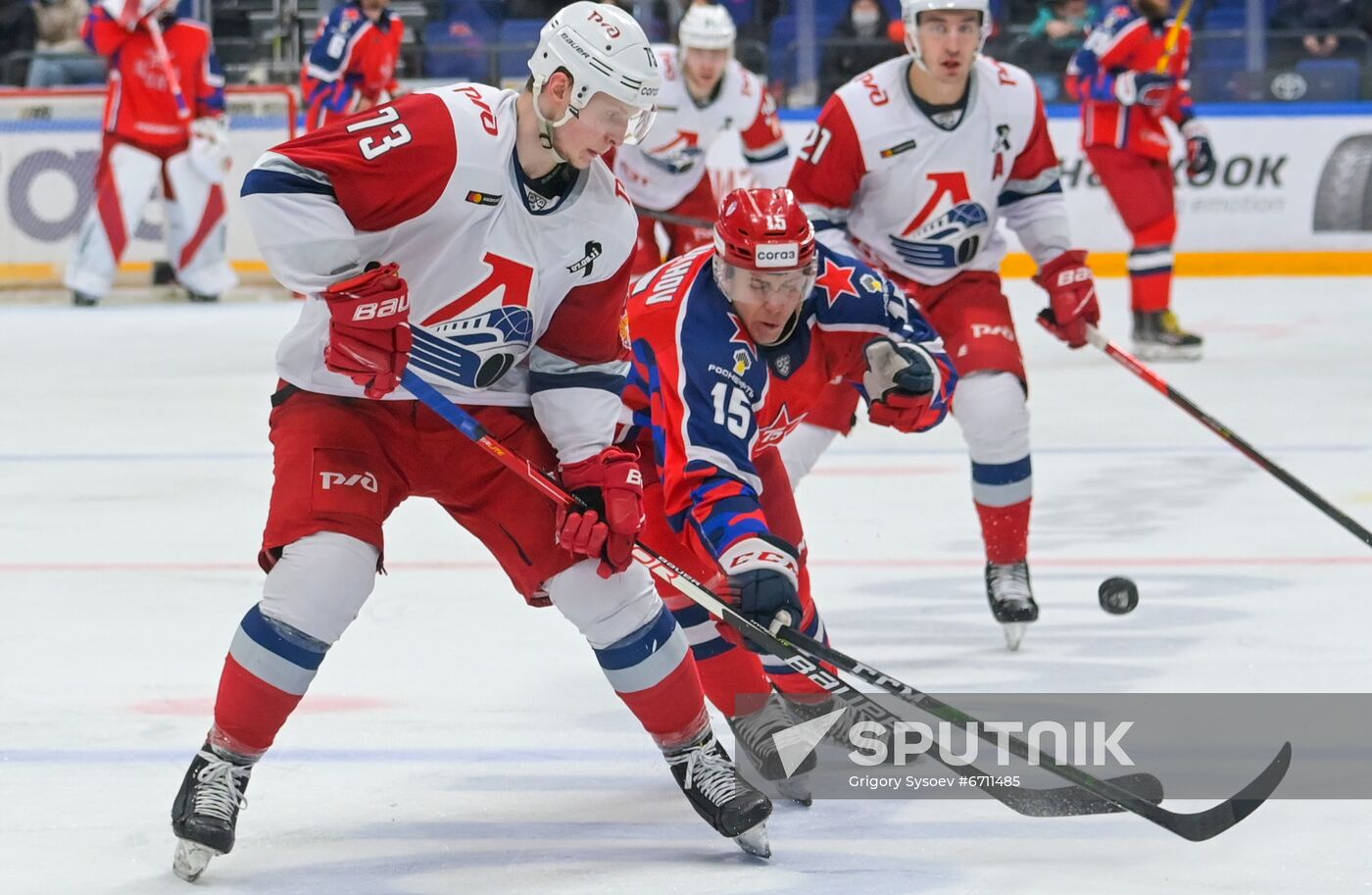 Russia Ice Hockey Kontinental League CSKA - Lokomotiv