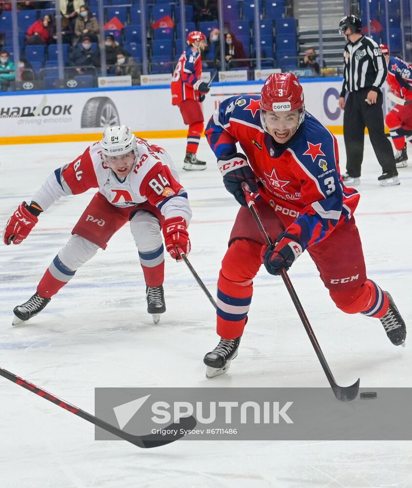 Russia Ice Hockey Kontinental League CSKA - Lokomotiv