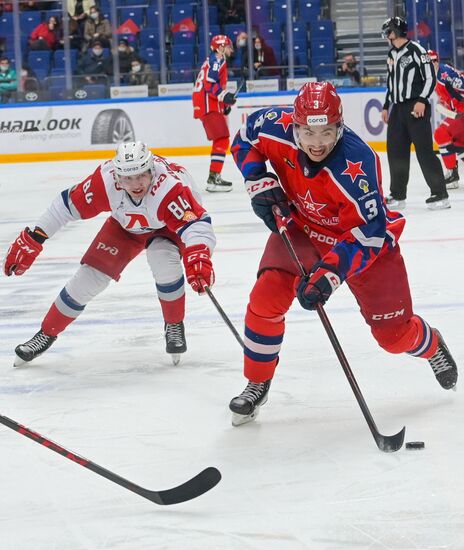 Russia Ice Hockey Kontinental League CSKA - Lokomotiv